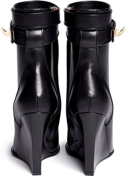 givenchy shark tooth boots.